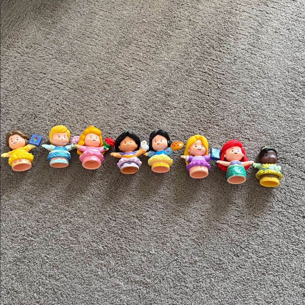 Colorful Princess Mini Doll Set